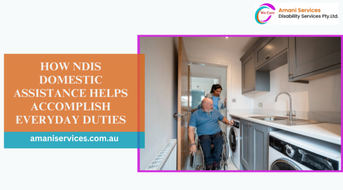 How NDIS Domestic Assistance Helps Accomplish Everyday Duties